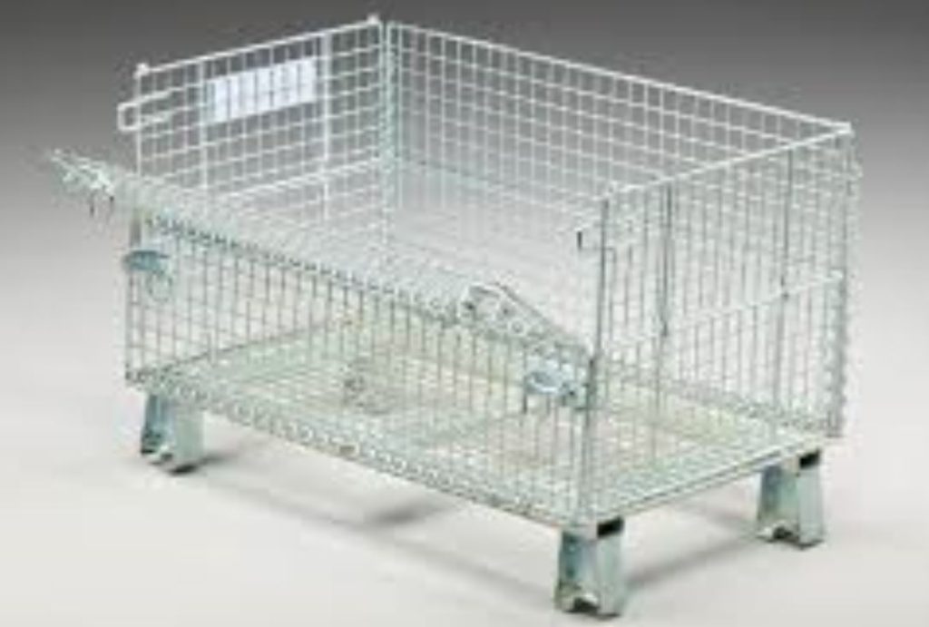 Set 4 Cesti In Metallo Impilabili Con Manici E Targhette - Organizer Per Dispensa, Frutta E Verdura, Snack E Giocattoli - 3